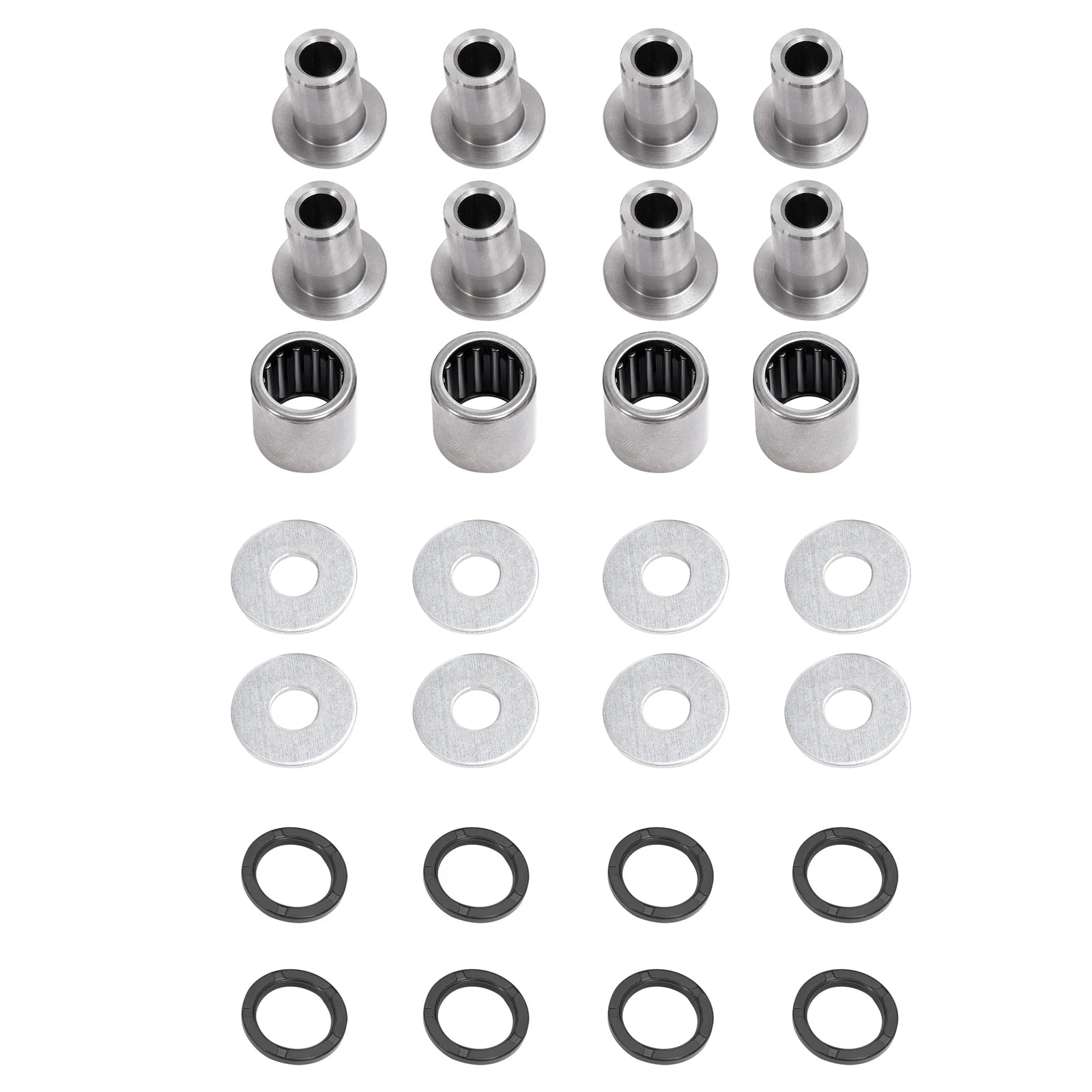 A Arm Bushing Bearing Shaft Kit for Kawasaki KFX400, Suzuki LTZ400, Z400 (2003–2009)