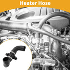 2.0L Heater Hose Rubber Black for BMW 528i xDrive (2012-2014)