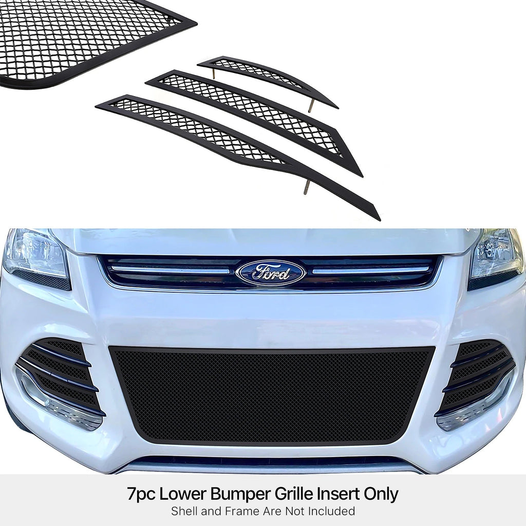 Stainless Steel Black Mesh Grille Insert for Ford Escape (2013-2016)
