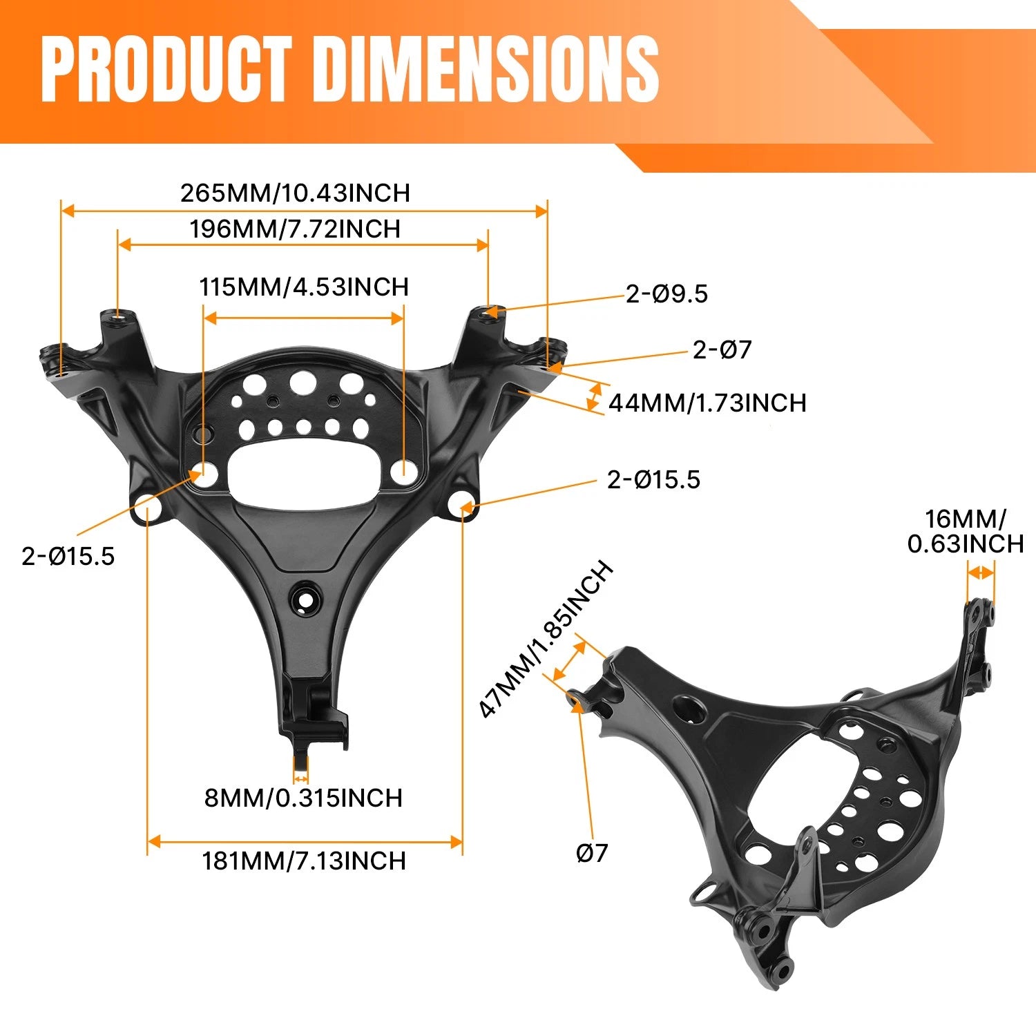 Headlight Bracket for Honda CBR1000RR (2017–Present)