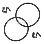Front Number Plate Mount Clips & O-ring Bands for Honda Z50 Z50R (1979–1987)