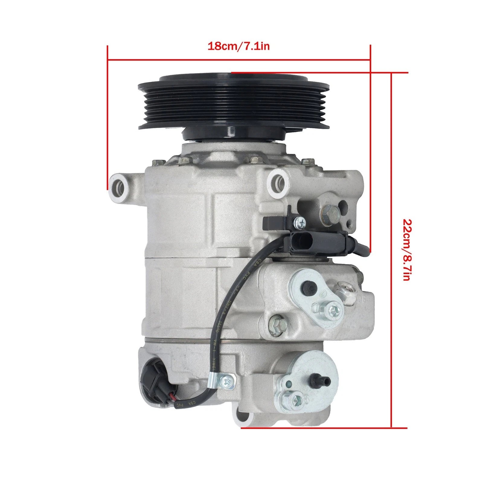 AC Compressor for Audi Q5 A6 S4 S5 A6 Quattro (2006–2012)