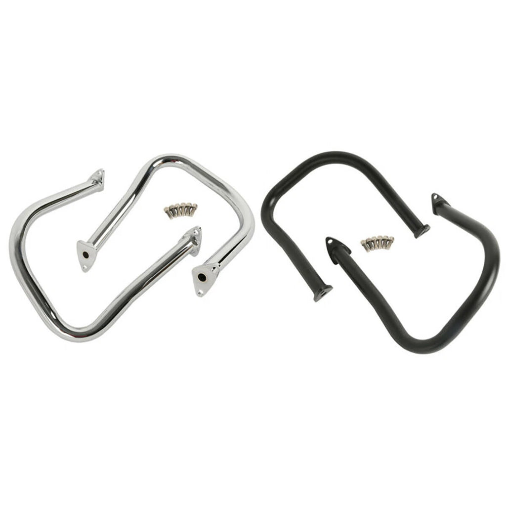 Black/Chrome Rear Highway Bars for Indian Chief Chieftain Springfield (2014–2025)