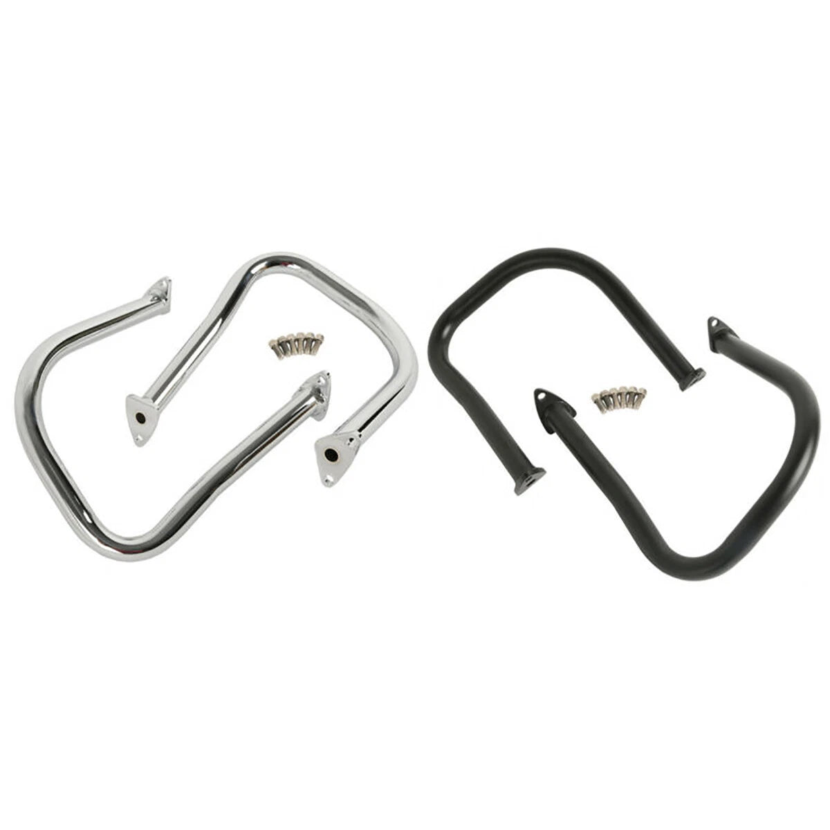Black/Chrome Rear Highway Bars for Indian Chief Chieftain Springfield (2014–2025)