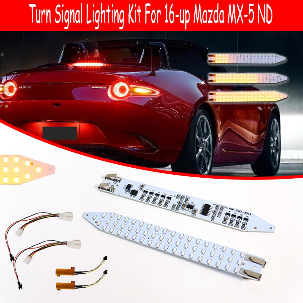 Amber LED Sequential Turn Signal Kit for Mazda MX-5 ND (2016–2023)