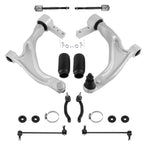 10x Front Lower Control Arms Ball Joints Tie Rods Kit for Honda Pilot (2009–2015)
