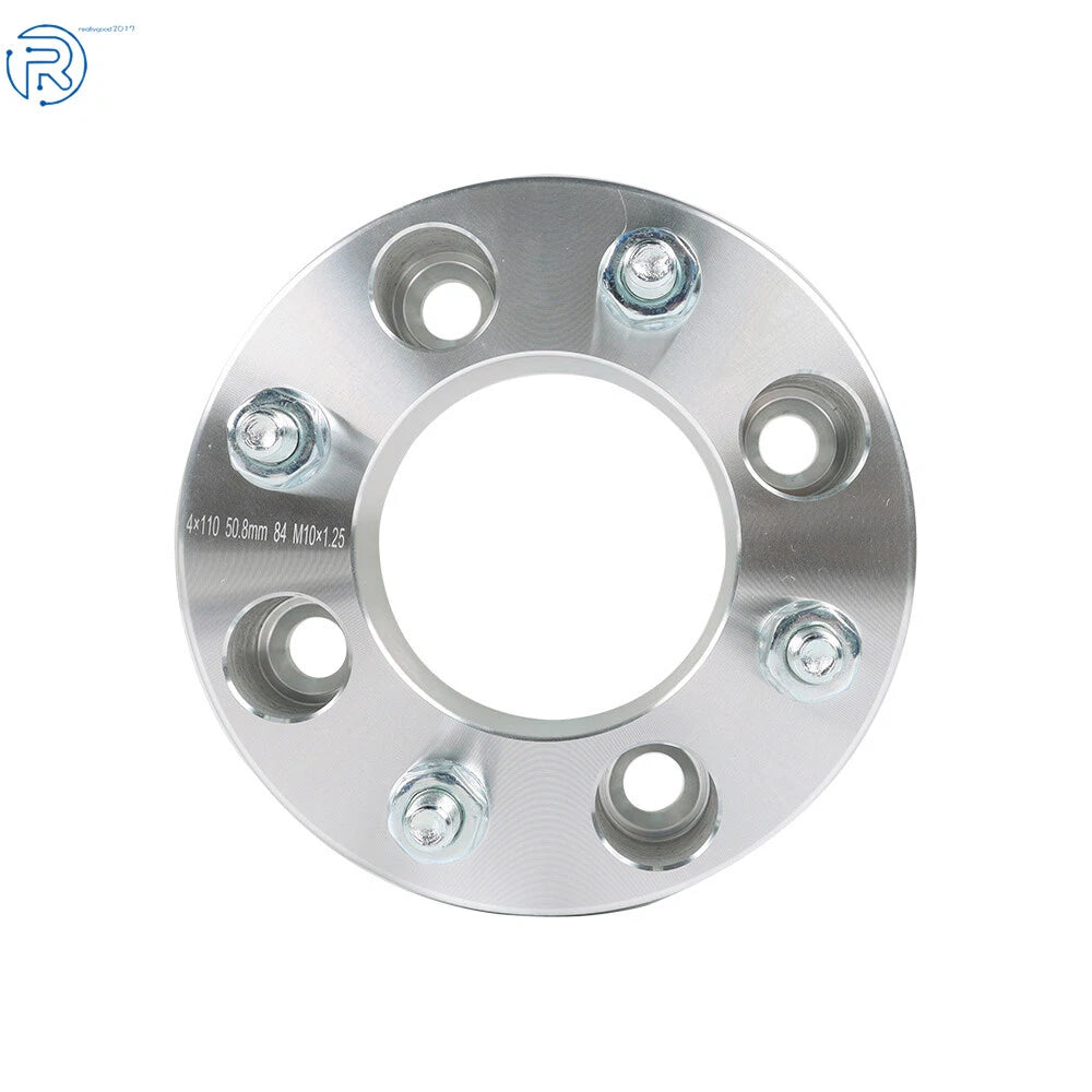 2X 2" Wheel Spacer for Suzuki Vinson 500 (2003-2007) Silver