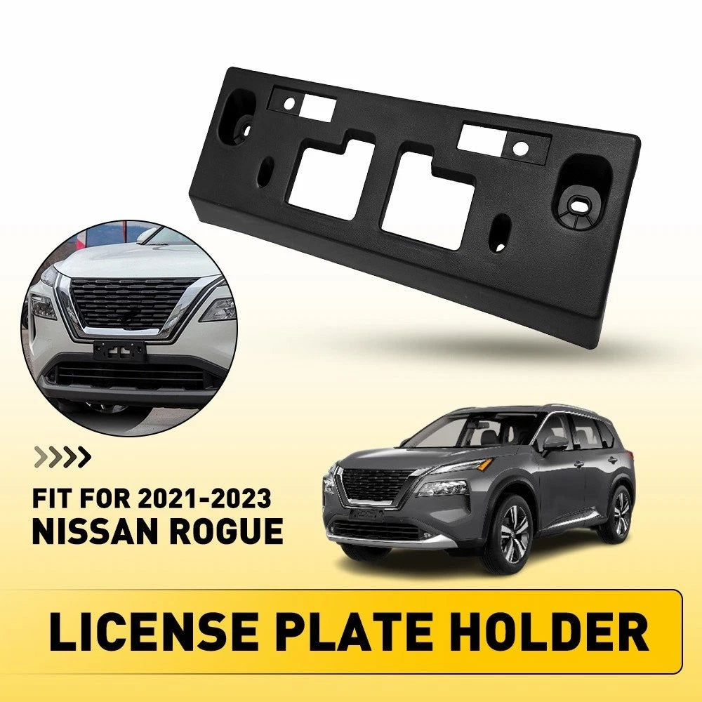Front Bumper License Plate Bracket for Nissan Rogue (2021–2023) NI1068155 V