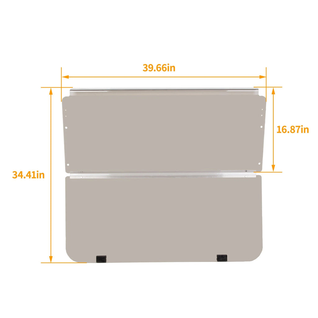 Tinted Folding Windshield for Club Car DS Golf Cart (1982–2000.5)