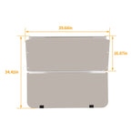Tinted Folding Windshield for Club Car DS Golf Cart (1982–2000.5)