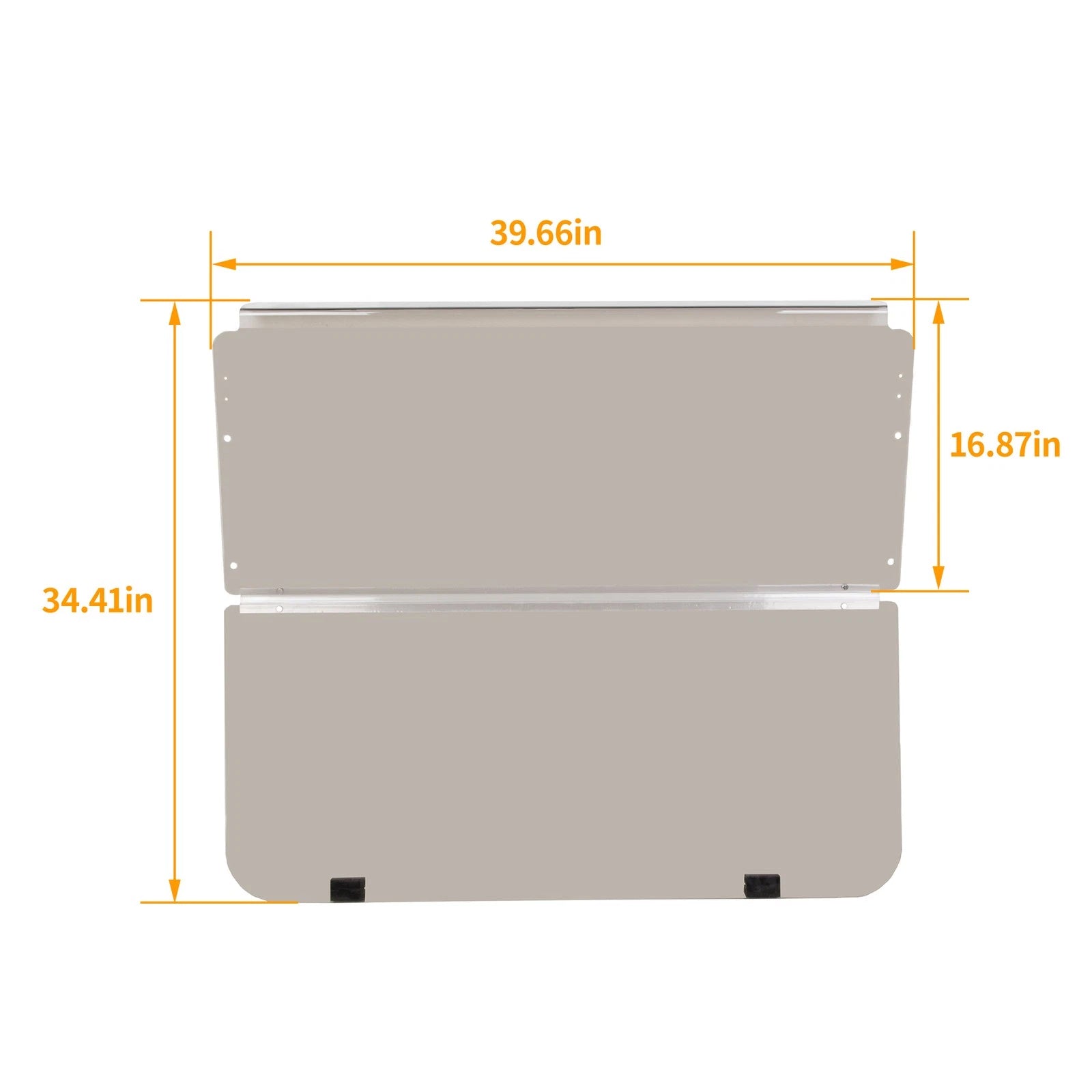 Tinted Folding Windshield for Club Car DS Golf Cart (1982–2000.5)