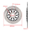 Front Solid Brake Disc Rotor 265mm for Motomel Skua 150 V6 (2015–2023)