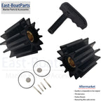 2 Pack Impeller Kits with Puller for Caterpillar (1W5664, 7E0321)