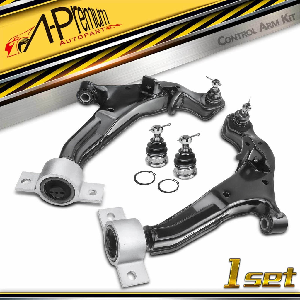 Set of 4 Front Lower Control Arms with Ball Joints for Nissan Maxima 