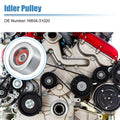 Idler Pulley for Lexus GS350 RC350, Toyota 4Runner RAV4 Tacoma (2006-2023)