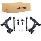 6PC Front Lower Control Arm Kit w/ Tie Rod End for Mazda 3 (2007–2009) K620068