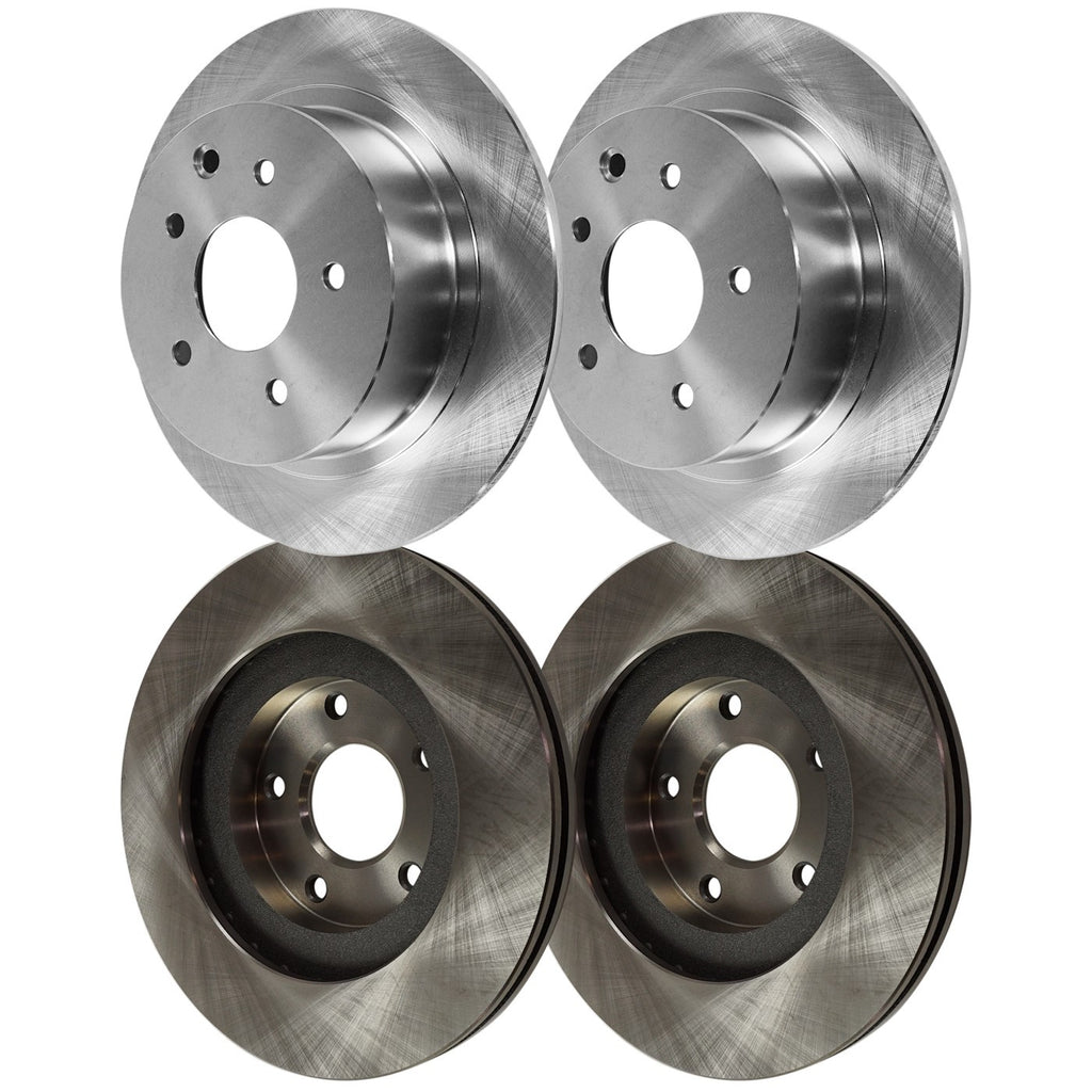 Set of 4 Brake Disc Rotors for Nissan Altima (2002–2006)