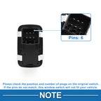 Rear Power Window Switch for Dodge Grand Caravan Journey Nitro (2008–2019) No. 4602531AA