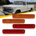 4X LED Side Marker Light Housing for Ford Bronco/F-Series/E-Series FO2550101