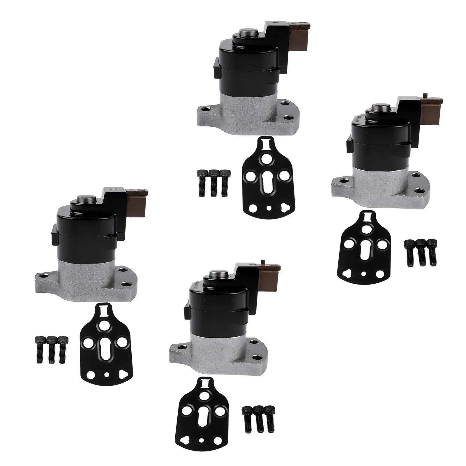 Set of 4 Fuel Pump Metering Control Actuators for Cummins ISX ISX15 QSX15 (4902907)