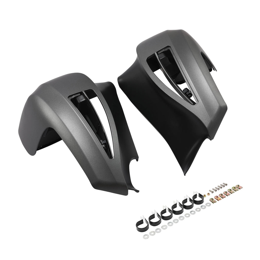 Lower Vented Leg Fairings for Indian Chieftain Dark Horse (2019–2025) Titanium Smoke