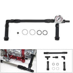 6AN Braided Dual Feed Fuel Line for Holley 4150 Carburetor