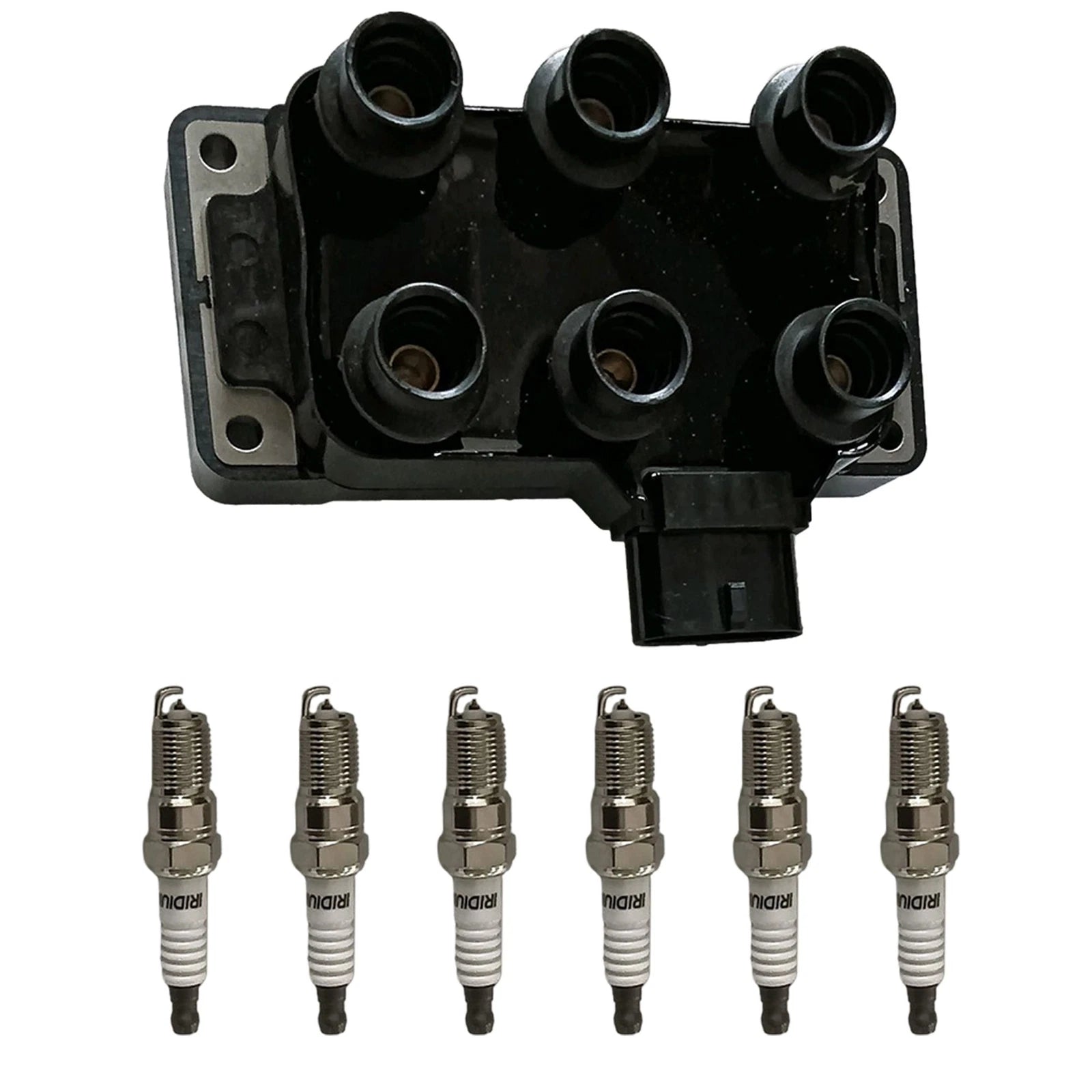 Ignition Coil & Iridium Spark Plug Kit for Ford Explorer Mustang (FD480T)