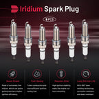 6PCS Spark Plugs for Hyundai Accent (2012–2019) L4 1.6L 92873