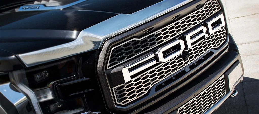 Stainless Grille Letters for Ford F150 Raptor FACTORY Style (2017–2019)