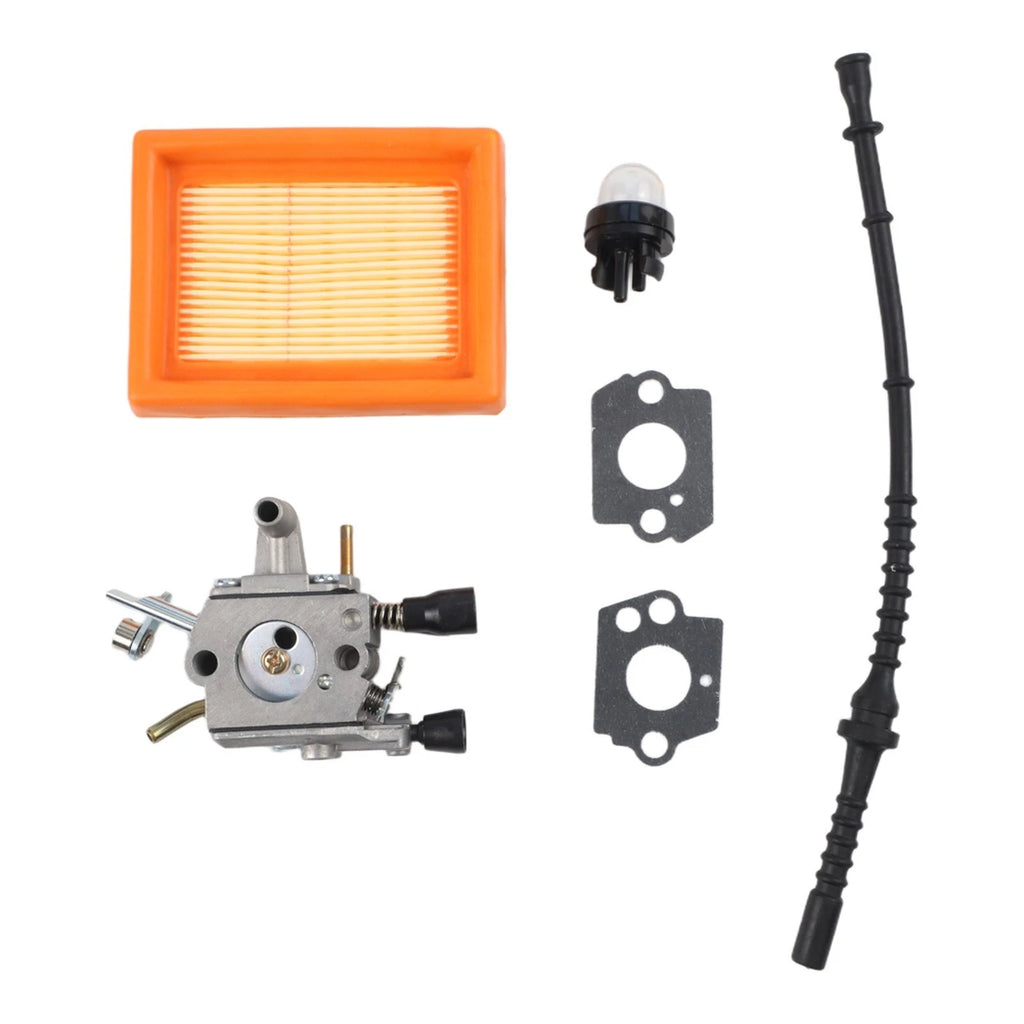 Carburetor Set with Gaskets and Fuel Line for FS400 FS450 FS480