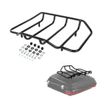 Black Luggage Top Rack for Harley Touring FLHR FLHX FLHT FLHTCU (2009–2023)