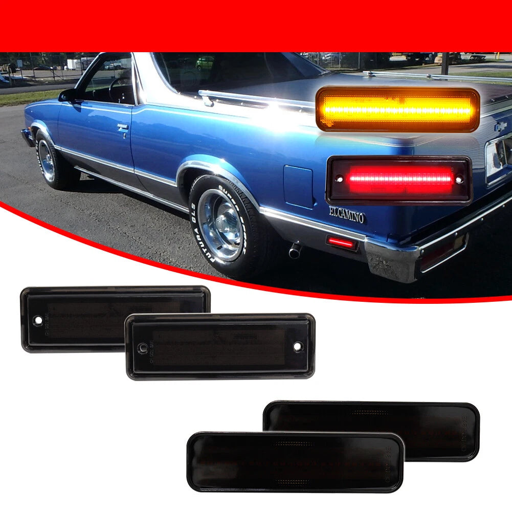 Set of 4 LED Side Marker Lights for El Camino & Caballero