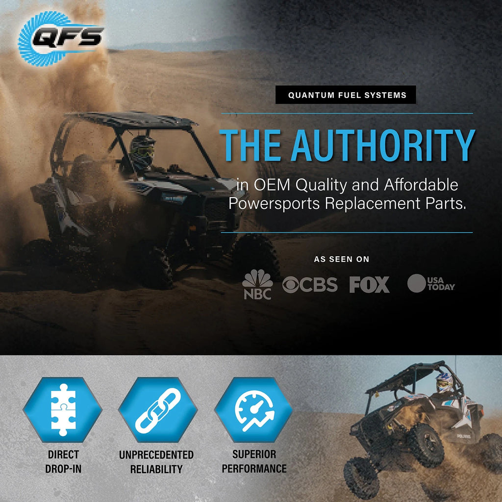 QFS Fuel Pump + Regulator + Strainer for Yamaha YFZ450 (2009–2019)