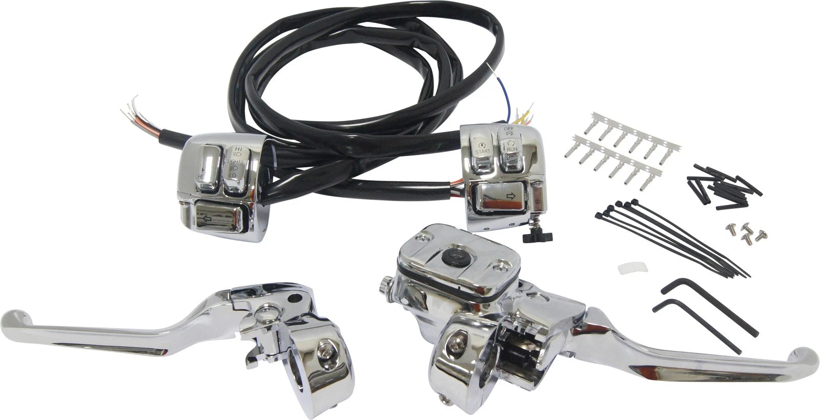 Harddrive Hand Controls with Switches for Harley-Davidson FXSTS & FXSTD (1999–2006)