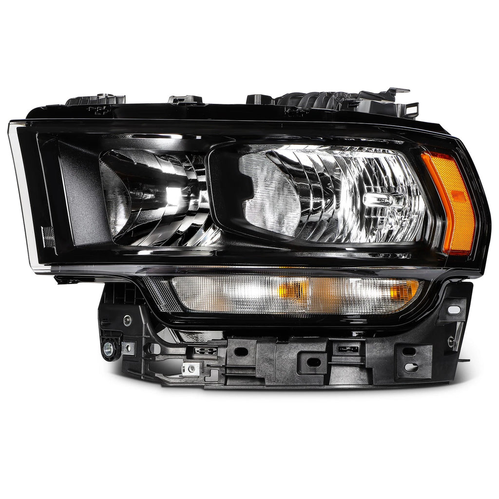 Halogen Headlight Assembly Set for Ram 2500 3500 (2019–2024) Left+Right