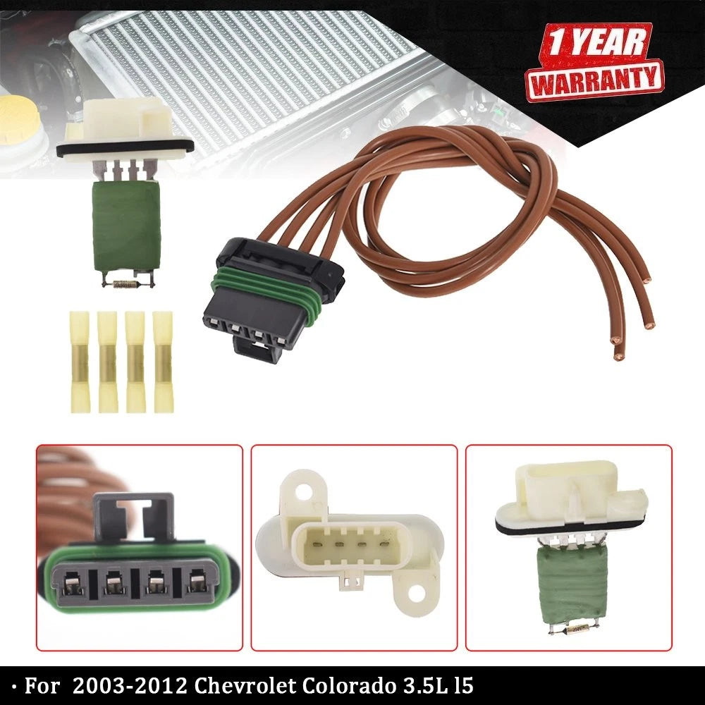 Heater Blower Motor Resistor for Chevrolet Colorado (2003–2012)