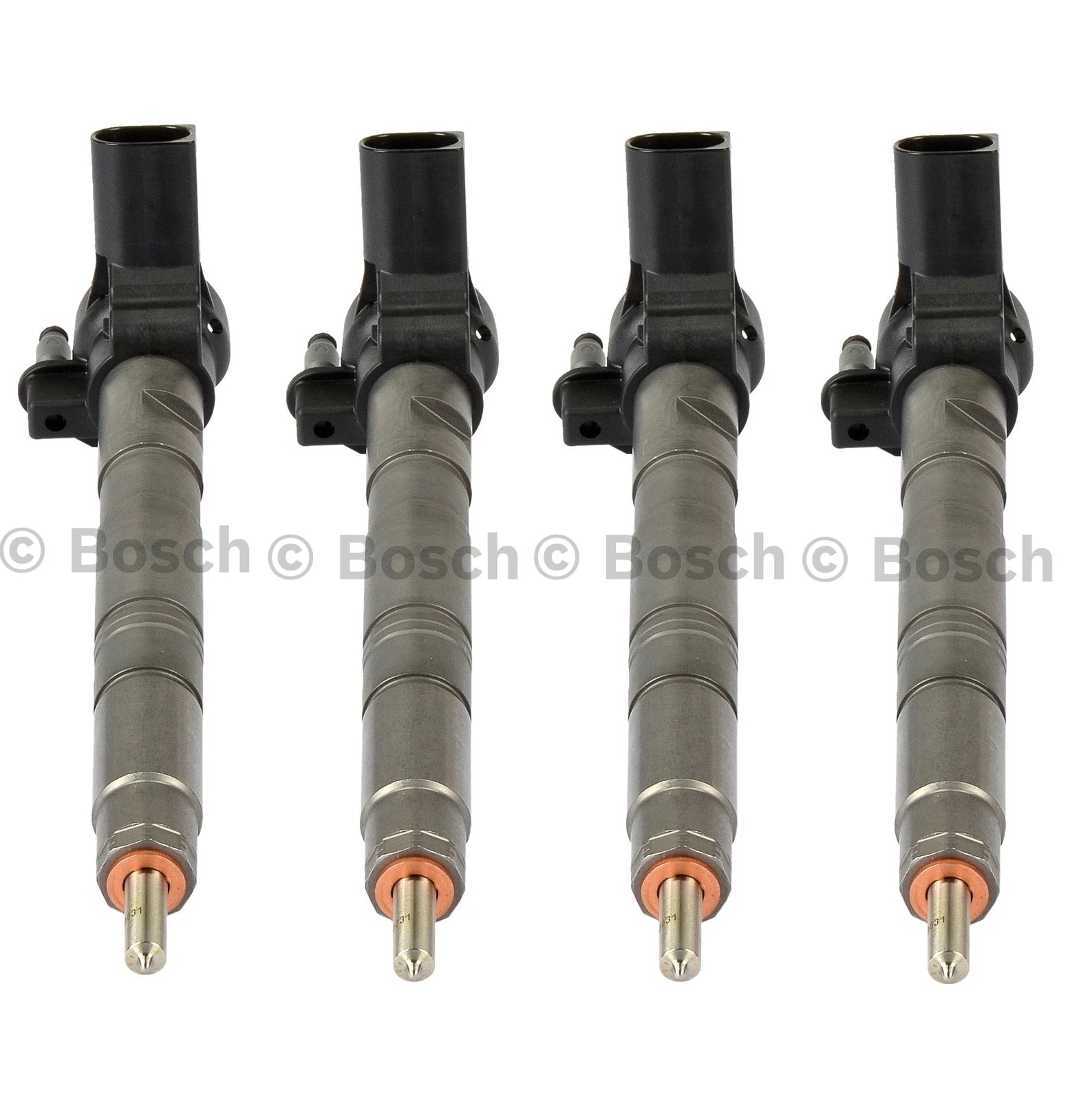 Set of 4 Bosch Common Rail Fuel Injectors for Audi A3 Beetle Golf Jetta Passat (2004–2016)
