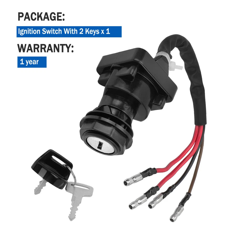 Ignition Switch w/ 2 Keys for Polaris ATV Cyclone 250X (1987) 4110065