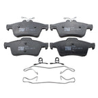 Set of 4 TRW Pro Low-Metallic Brake Pads for Ford Mazda Volvo Chevy Saab Jaguar