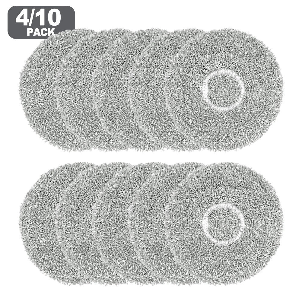 Pack of 10 Washable Mop Cloths for Conga X70 (2019–2023) Microfiber