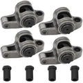 Set of 16 Stainless Steel Roller Rocker Arms for Small Block Chevy (SBC 305 350 400)
