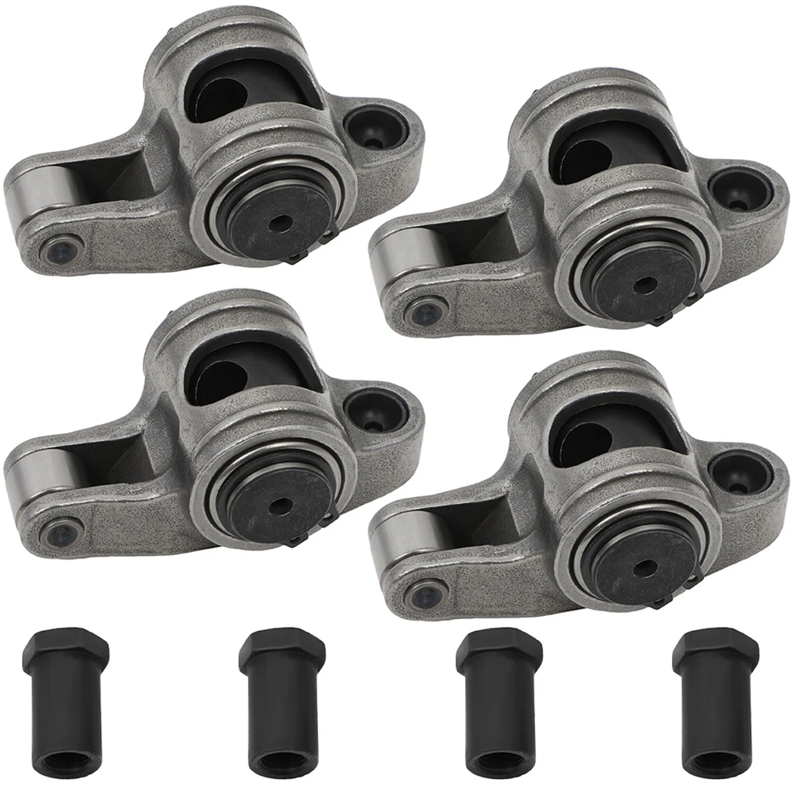 Set of 16 Stainless Steel Roller Rocker Arms for Small Block Chevy (SBC 305 350 400)
