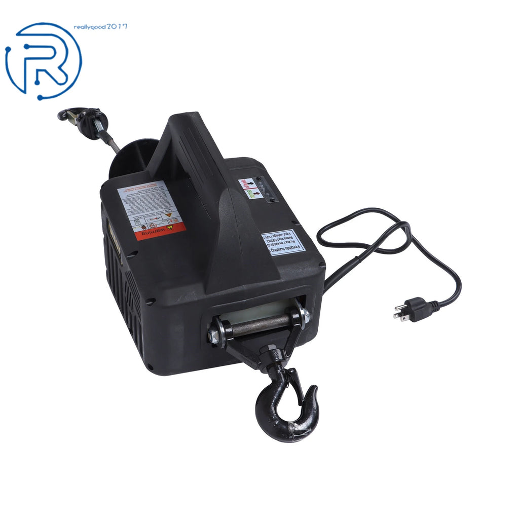 500-B Portable Electric Hoist Winch 1100lbs Wireless Remote Control