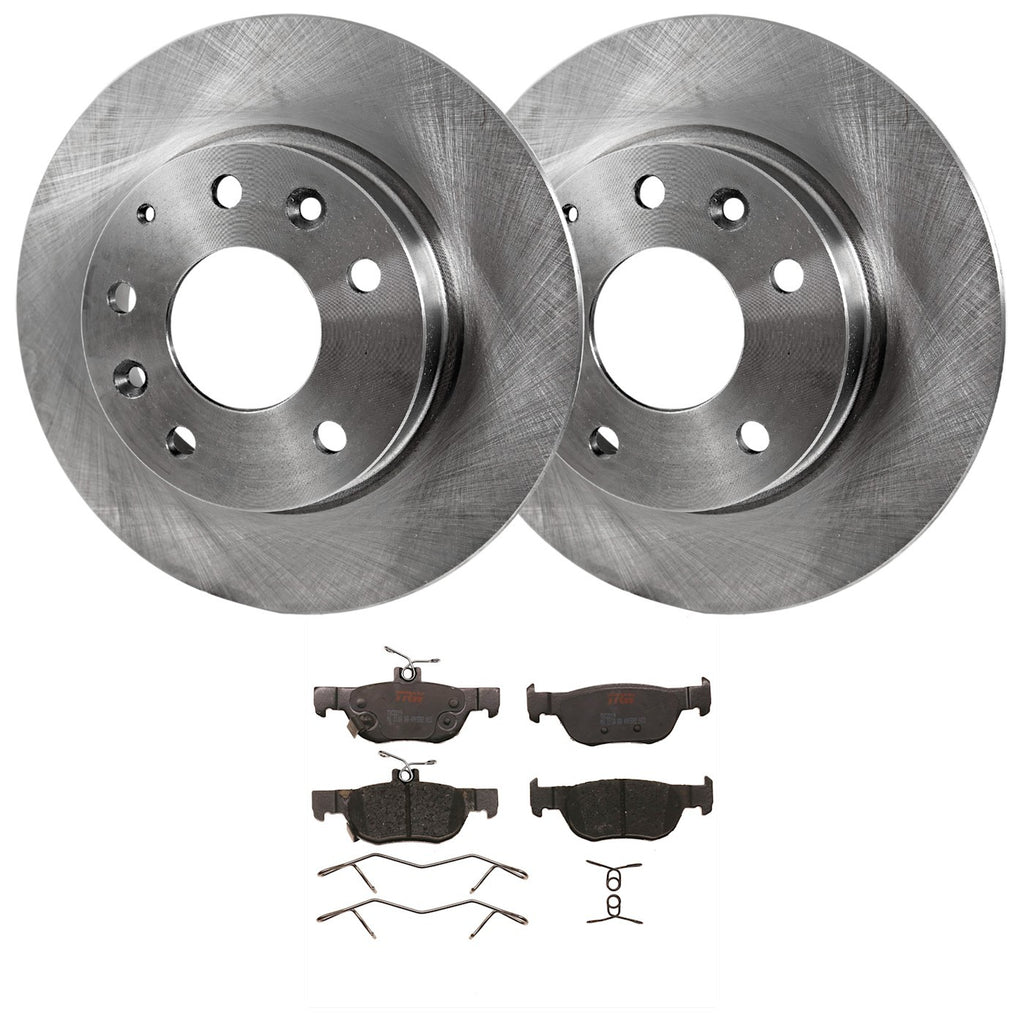 Set of 2 Brake Disc and Pad Kits for Mazda 3 CX-30