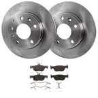 Set of 2 Brake Disc and Pad Kits for Mazda 3 CX-30