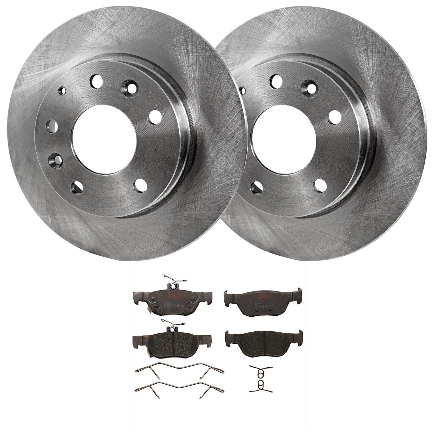 Set of 2 Brake Disc and Pad Kits for Mazda 3 CX-30