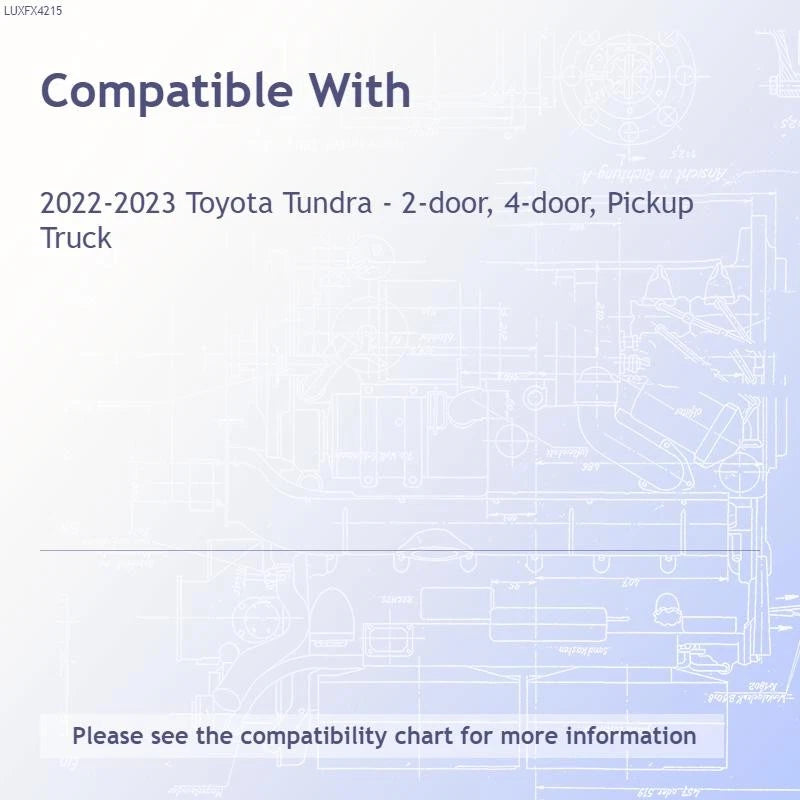 Rear Window Accent Trim Replacement for Toyota Tundra (2022–2023)