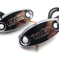 Mirror Block Off Base Plate LED Chrome for Honda CBR 1000RR (2004–2007)