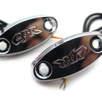 Mirror Block Off Base Plate LED Chrome for Honda CBR 1000RR (2004–2007)