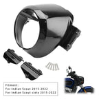 Headlight Bezel for Indian Scout (2015–2022) Gloss Black